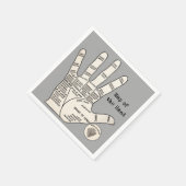 ヴィンテージ読ヤシの果肉 スタンダードカクテルナプキン (角)