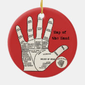 ヴィンテージ読ヤシの果肉 セラミックオーナメント (裏面)