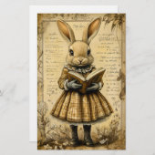 ヴィンテージ読ラビット&ズブックCT7スクラップブック紙 (正面/裏面)