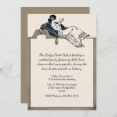 ヴィンテージ読レディ本 招待状 (正面/裏面)