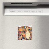 ヴィンテージ読図書館図書磁石 マグネット (インサイチュ (食洗機))