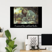 ヴィンテージ読女 ポスター (ホームオフィス)