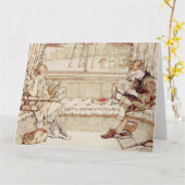 ヴィンテージ読子 カード (黄色い花)