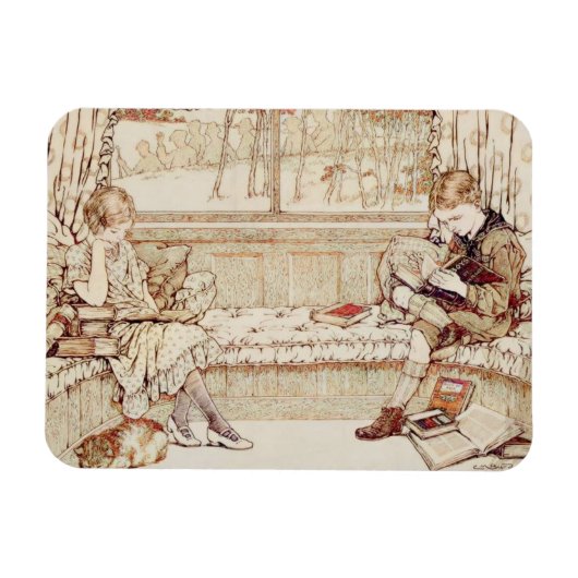 ヴィンテージ読子 マグネット (横)