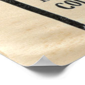 ヴィンテージ読青写真の広告ポスター ポスター (角)