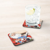 ヴィンテージ読・サンタ・コーク・コースター コースター (右側)