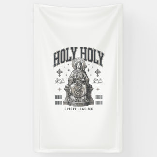 ヴィンテージ調の聖なる聖なる宗教的Tシャツデザイン 横断幕