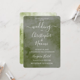 ヴィンテージ調テクスチャー ウェディング 招待状