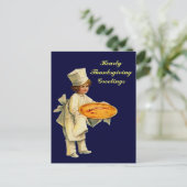 ヴィンテージ調理師はがき シーズンポストカード (スタンド正面)