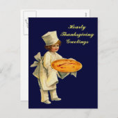 ヴィンテージ調理師はがき シーズンポストカード (正面/裏面)