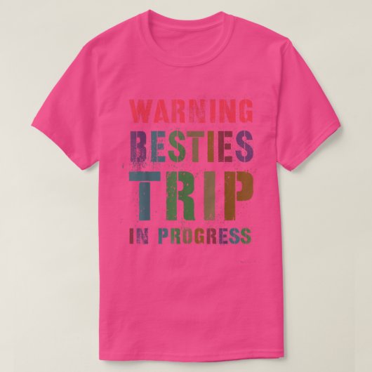 ヴィンテージ警告の旅行進行中の別荘 Tシャツ (デザイン正面)