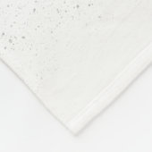 ヴィンテージ警察の車クリスマスツリーモノグラム フリースブランケット (角)