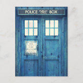 ヴィンテージ警察の電話の公衆電話 ポストカード (正面)