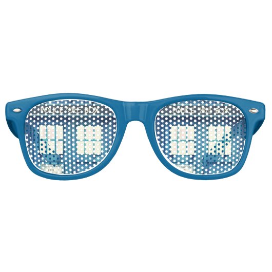 ヴィンテージ警察の電話の公衆電話 レトロサングラス (正面)