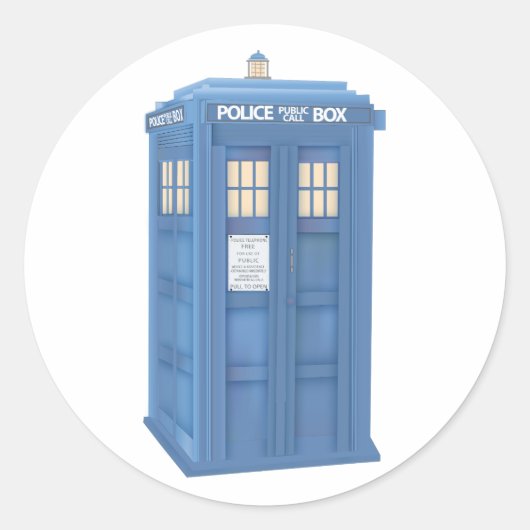 ヴィンテージ警察カルボックス ラウンドシール (正面)