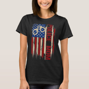 ヴィンテージ警察母アメリカ合衆国国旗Arresthancaff Tシャツ
