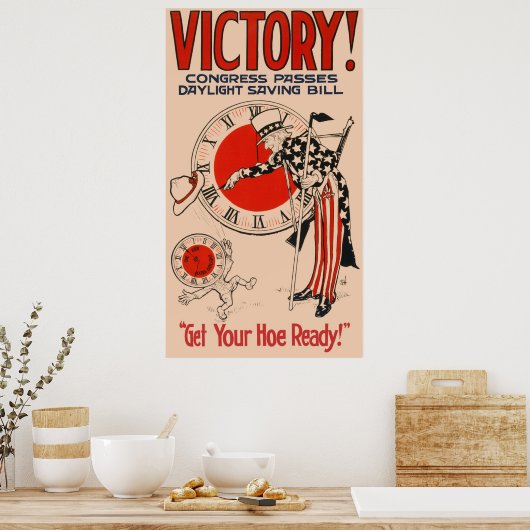 ヴィンテージ議会が白昼法救を通過する ポスター (キッチン)