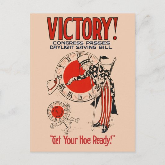 ヴィンテージ議会が白昼法救を通過する ポストカード (正面)