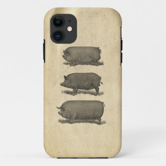 ヴィンテージ豚ケース iPhone 11 ケース