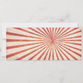 ヴィンテージ豚ローストチケット招待状 招待状 (裏面)