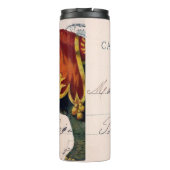 ヴィンテージ象はがきデジタルアート タンブラー (裏面)