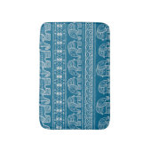 ヴィンテージ象フレームイラストレーション バスマット (正面縦)