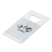 ヴィンテージ貝 クレジットカード栓抜き (裏面アングル)