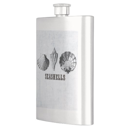 ヴィンテージ貝 フラスク (左)