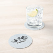 ヴィンテージ貝 ラウンドペーパーコースター (インサイチュ)