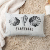 ヴィンテージ貝 ランバークッション (ブランケット)