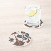 ヴィンテージ貝、海貝殻海洋生物 コースター (側面)