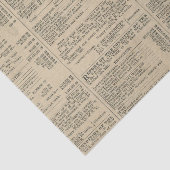 ヴィンテージ財務報告新聞 薄葉紙 (詳細)