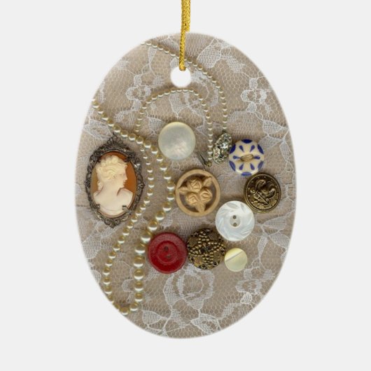 ヴィンテージ財宝オーナメント セラミックオーナメント (正面)