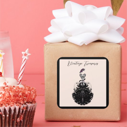 ヴィンテージ財宝ファッションパーティーディーバ スクエアシール (パーティー)