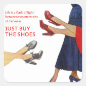 ヴィンテージ買イメージのみおもしろい スクエアシール (正面)