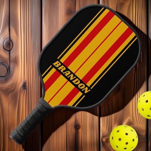 ヴィンテージ資本市会ストライプ議の名称 ピックルボールラケット