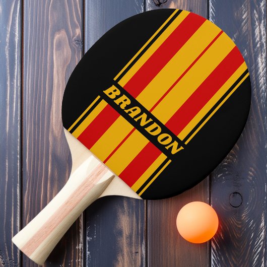 ヴィンテージ資本市会ストライプ議の名称 卓球ラケット