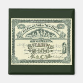 ヴィンテージ資本株式証明書 ビジネス ファイナンス マグネット (正面)