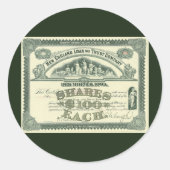 ヴィンテージ資本株式証明書 ビジネス ファイナンス ラウンドシール (正面)