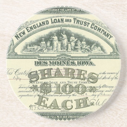 ヴィンテージ資本証券事業金融 コースター (正面)