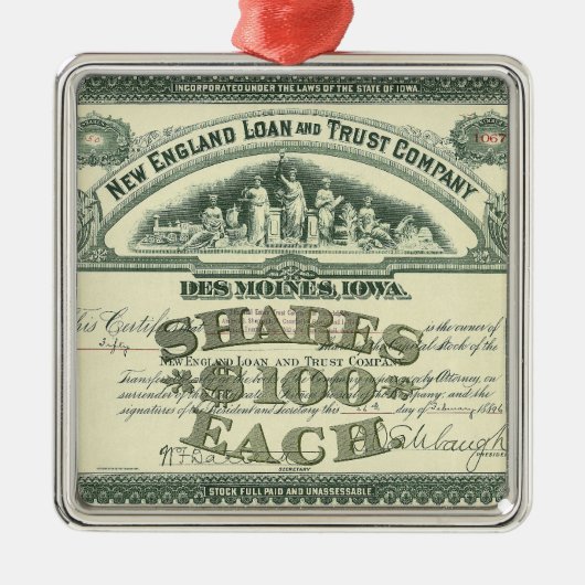 ヴィンテージ資本証券事業金融 メタルオーナメント (正面)