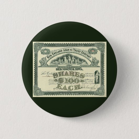 ヴィンテージ資本証券事業金融 缶バッジ (正面)