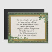 ヴィンテージ賛美アイリッシュ&クローバー華美フレーム (正面/裏面)