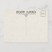 ヴィンテージ賛美アイルランドとシャムロック ポストカード (裏面)