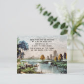 ヴィンテージ賛美アイルランドの風光明媚な城風景 ポストカード (スタンド正面)