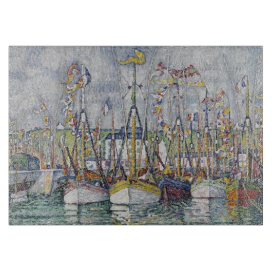 ヴィンテージ賛美ズ・オブ・マグロ・フリート(Groix) カッティングボード (正面)