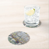 ヴィンテージ賛美ズ・オブ・マグロ・フリート(Groix) ペーパーコースター (インサイチュ)