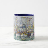 ヴィンテージ賛美ズ・オブ・マグロ・フリート(Groix) マグカップ (中央)