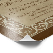 ヴィンテージ賛美バロック手洗い フォトプリント            (角)