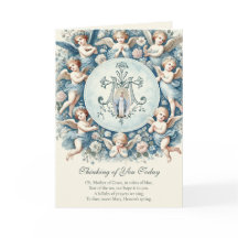 ヴィンテージ賛美ママメアリーと天使